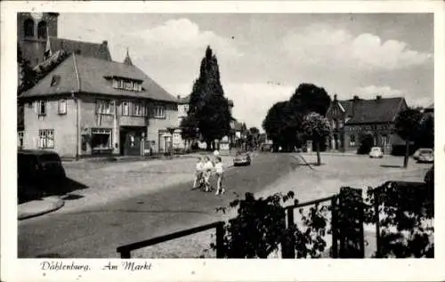 Ak Dahlenburg in der Lüneburger Heide, Markt