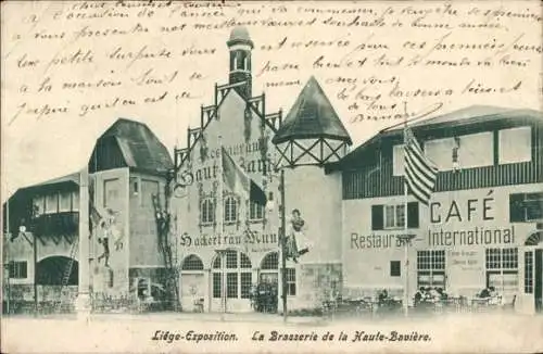 Ak Lüttich Lüttich Wallonien, Weltausstellung 1905, Brauerei Oberbayern