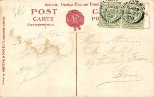 Ak London City, Garden Club, Franco-Britische Ausstellung 1908