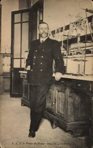 Ak Prinz Albert von Monaco, Porträt