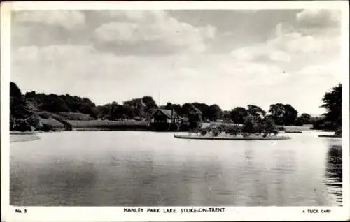 Ak Stoke on Trent West Midlands England, Hanley Park Lake