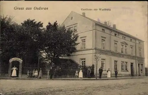 Ak Oederan in Sachsen, Gasthaus zur Wartburg