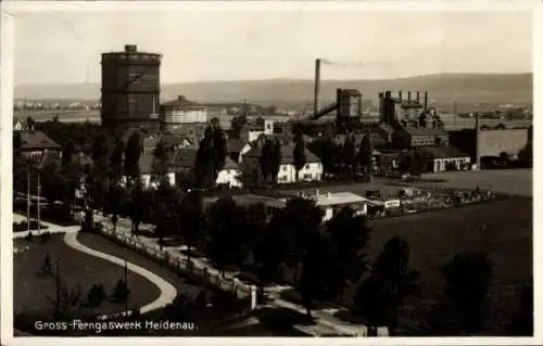 Ak Heidenau in Sachsen, Groß-Ferngaswerk