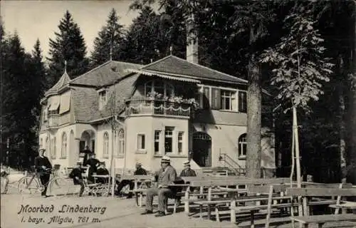 Ak Lindenberg im Allgäu Schwaben, Moorbad, Kurhaus