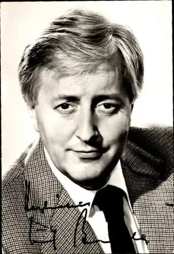 Ak Schauspieler Lutz Jahoda, Portrait, Autogramm