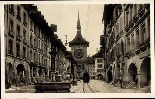 Ak Bern Stadt Schweiz, Zeitglockenturm