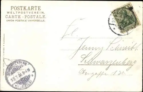 Ak Dampfschiff Kronprinz Wilhelm, Roter Sand Leuchtturm, Norddeutscher Lloyd, Fischerboot