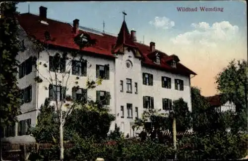 Ak Wildbad Wemding in Schwaben, Gebäude