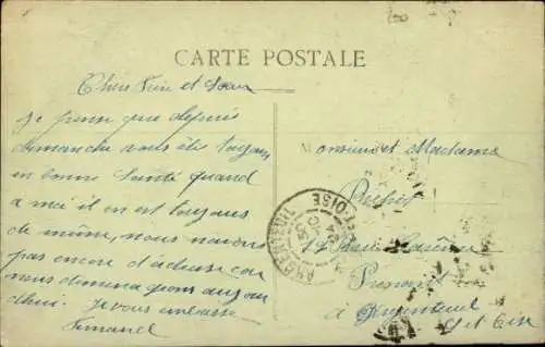 Ak Toury Eure et Loir, Gare