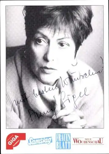 Ak Schauspielerin Dany Sigel, Portrait, Autogramm