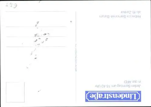 Ak Schauspielerin Rebecca Siemoneit Barum, Portrait, Autogramm, Lindenstraße