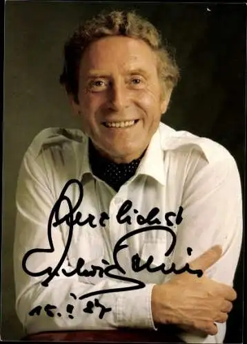 Ak Schauspieler und Sänger Ludwig Sebus, Portrait, Autogramm