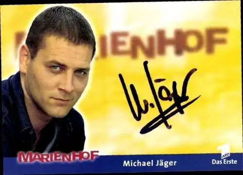 Ak Schauspieler Michael Jäger, Portrait, Autogramm