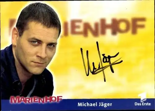 Ak Schauspieler Michael Jäger, Portrait, Autogramm