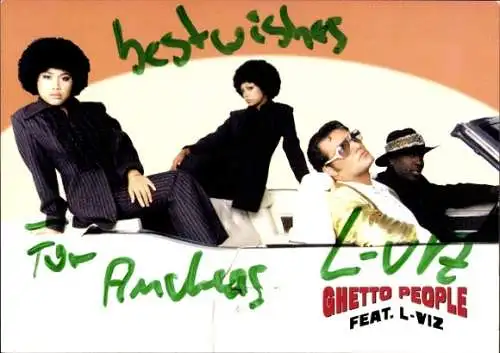 Ak Schauspieler Ghetto People, Portrait, Autogramm