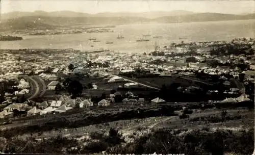 Ak Hobart Tasmanien Australien, Gesamtansicht