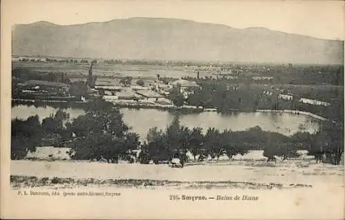 Ak Smyrna Izmir Türkei, Panorama, Bains de Dlane