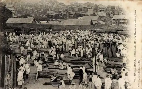 Ak Antananarivo Tananarive Madagaskar, Markt