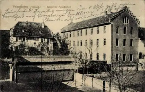 Ak Friedberg in Hessen, Gewerbe-Akademie
