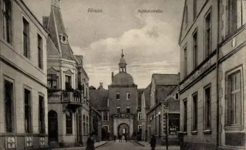 Ak Ahaus im Münsterland Westfalen, Schloßstraße