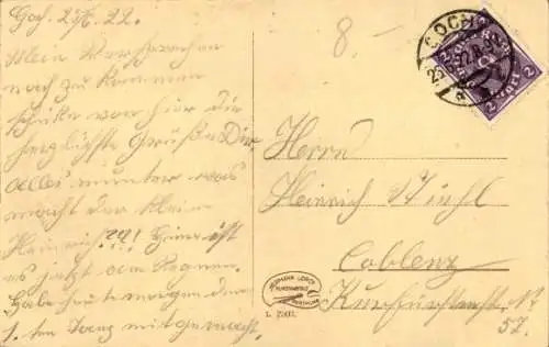 Ak Goch am Niederrhein, Marktplatz