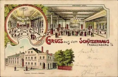 Litho Frankenberg in Sachsen, Theater-Konzert-Ballhaus, Großer Saal