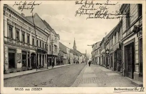 Ak Zossen in Brandenburg, Berlinerstraße