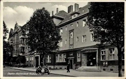 Ak Berlin Tempelhof Mariendorf, Postamt Königstraße
