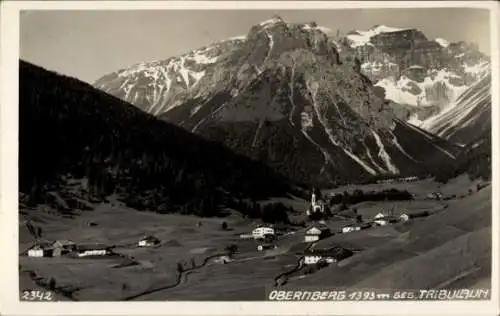 Ak Obernberg am Brenner Tirol, Panorama, Tribulaun