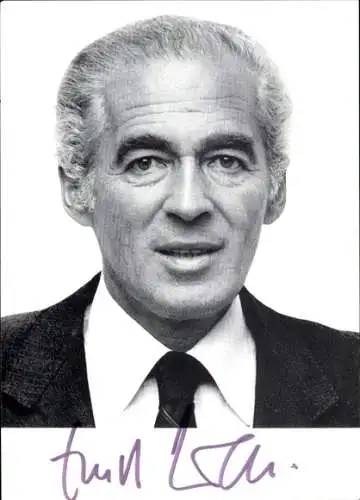 Ak Politiker Ernst Ludwig, Oberbürgermeister der Stadt Ulm, Portrait, Autogramm