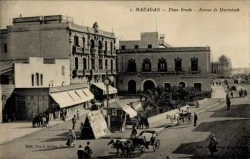 Ak Mazagan Algerien, Place Brudo, Avenue de Marrakech