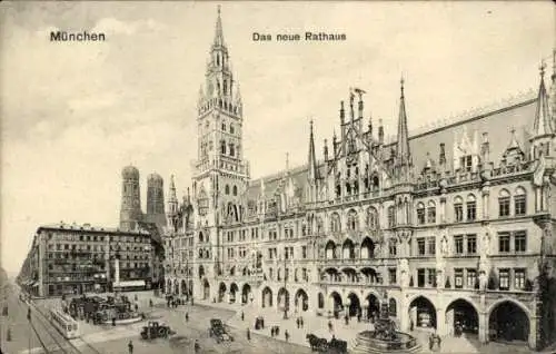 Ak München, neues Rathaus