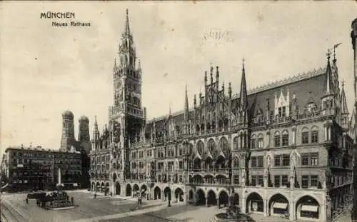 Ak München, neues Rathaus