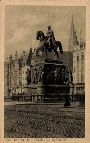 Ak Köln am Rhein, Denkmal Friedrich Wilhelm
