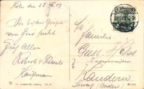 Ak Köln am Rhein, Kaiser-Wilhelm-Denkmal