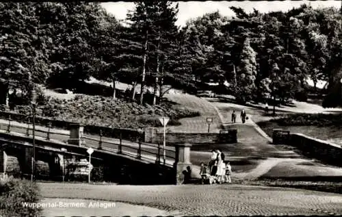 Ak Barmen Wuppertal, Anlagen, Personen
