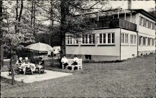 Ak Küllenhahn Cronenberg Wuppertal, Müttergenesungsheim, Terrasse