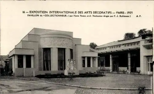 Ak Internationale Ausstellung für dekorative Kunst, Paris 1925, Sammlerpavillon