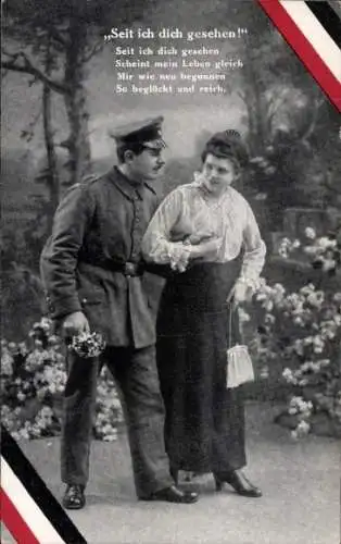 Ak Seit ich dich gesehen, Soldatenliebe