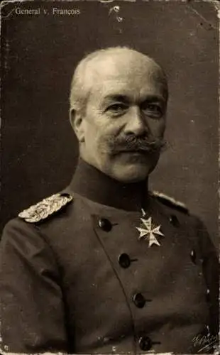 Ak General Hermann von François, Portrait, Orden Pour le Merite