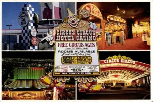 Ak Las Vegas Nevada USA, Circus Circus Hotel Casino