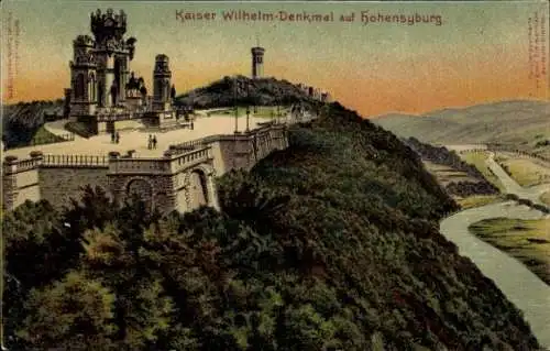 Ak Dortmund, Kaiser Wilhelm Denkmal, Hohensyburg