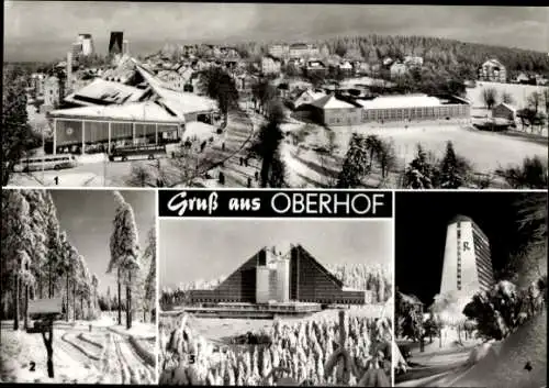 Ak Oberhof im Thüringer Wald, Rennsteig, Interhotel Panorama, FDGB-Erholungsheim Rennsteig