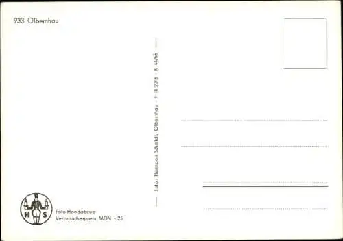 Ak Olbernhau im Erzgebirge, Totalansicht