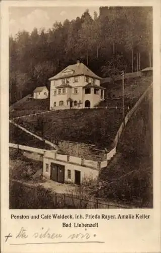 Ak Bad Liebenzell im Schwarzwald, Pension Café Waldeck