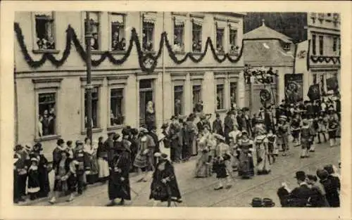 Ak Magdeburg, Festzug der Hundertjahrfeier der Neustadt, Zuschauer