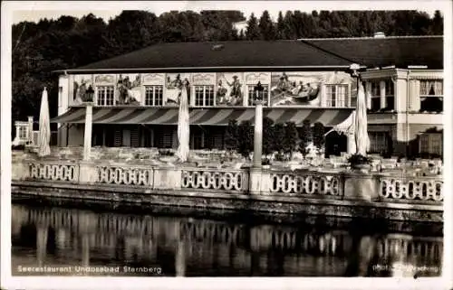 Ak Starnberg in Oberbayern, Seerestaurant Undosabad