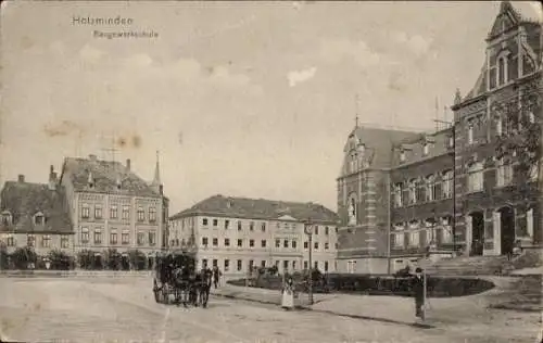 Ak Holzminden an der Weser, Baugewerkschule