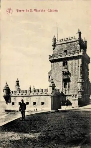 Ak Lisboa Lissabon Portugal, Torre de S. Vicente