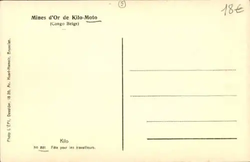 Ak Kilo Moto DR Kongo Zaire, Partei für Arbeiter